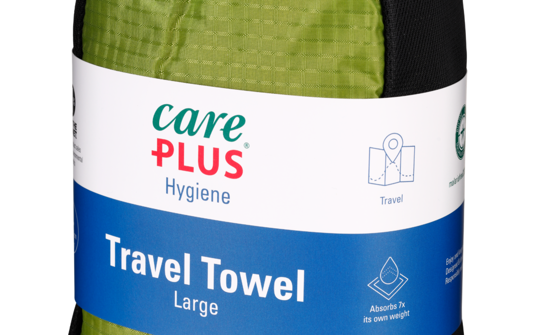 Travel Towel Microfiber groen, large